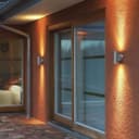 8w Modern Outdoor LED Stainless Steel Double Wall Light Warm White ZLC315