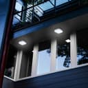 18w Square LED Ceiling Flush Mount Light IP65 6500k Bright Daylight 0841S-F