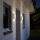 Matt White Stainless Steel Double Outdoor Wall Light ZLC054W  