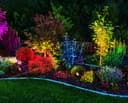 RGB LED Garden Spike Ground Light Colour Changing Automatic ZLC01BS