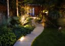Outdoor Garden Spike Light Adjustable Stainless Steel Copper Finish ZLC306C