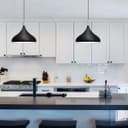 Classic Vintage Ceiling Pendant Light Shade Black Metal Dome Orient Style M0137