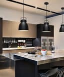 Modern Retro Pendant Light Black Metal Lamp Shade Scone M0149
