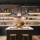 Industrial Antique Brass Ceiling Pendant Light Pewter Grey M0175