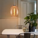 Modern Vintage Oval Glass Ceiling Pendant Light M0196