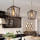 Vintage Antique Brass Lantern Ceiling Pendant Light M0200