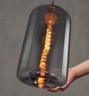 Modern Glass Smokey Grey Pendant Light M0208