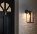 Outdoor Dark Grey Wall Light ZLC340 with 4W LED WW