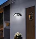 Modern Curved 7W LED Outdoor Wall Light Cool White ZLC339CW