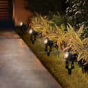4 Pack Outdoor Garden LED Spike Lights Warm White 12v Low Voltage ZLCSK1WW