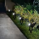 4 Pack Outdoor Garden LED Spike Lights Cool White 12v Low Voltage