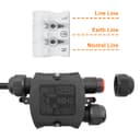 3 Way Waterproof IP68 Junction Box Push Clip WB3W