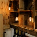 A60 4W LED Filament Light Bulb Warm White B22 Edison Screw Clear Glass