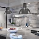 Modern Vintage Ceiling Smoked Grey Glass Pendant Lamp M0222