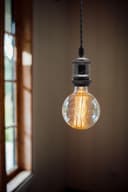 Industrial Vintage Ceiling Pendant Lamp Holder Black Nickel E27 Fitting M0219