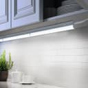 12w LED T5 Under Cabinet Link Light 6000k Cool White 220-240v AC Pack of 3 x 1 feet with Plug UC300