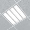 48w LED Panel 600 x 600 Ceiling Light 6500k Recessed 4 Sections Back Light