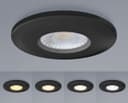 8W Fire Rated Downlights Dimmable Black