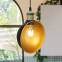 Industrial Vintage Brass Half Scone Pendant Light H3017