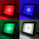 100W LED RGBW Floodlight Colour Changing Remote Control 240v IP65 FL02