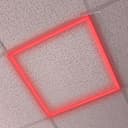 40w LED Recessed Ceiling Panel Frame Border Edge Light Red 600 X 600 PHFL40WRED