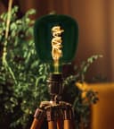 4w LED Decorative Green Vase Light Bulb E27 Glass Body Coil Spiral Filament GREENVASE