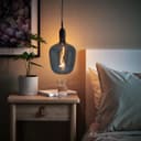 4w LED Glass Decorative Inverted Vase Filament Light Bulb Blue E27 2200K BLUEINVASE