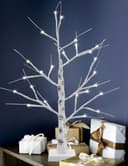 LED Indoor Christmas Tree White 60cm 6000k Light Dual Mains and Battery Operated TREE02