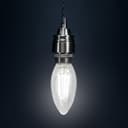 4W LED Candle Light Bulb Cool White 5000K Clear Glass E14 10 Pack