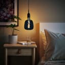 4w LED Decorative Blue Vase Light Bulb E27 Glass Body Coil Spiral Filament BLUEVASE