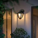 Modern 12W Black LED Outdoor Wall Light Warm White ZLC357BWW Garden Light 
