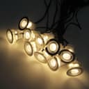 IP68 Outdoor LED Decking Lights 30mm Round Warm White 3000k 10 Kit DEC10WW