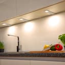20w LED Under Cabinet Kitchen Lights Slim Rectangular Warm White 3000k Kit Of 4 UC02