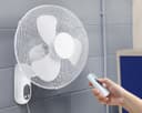 16 inch Oscillating Wall Fan Remote Control with Timer 3 Speed ‎WALL001