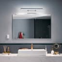 7w LED Bathroom Mirror Wall Light With Pull Cord Cool White 6500k IP20