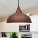 Industrial Ceiling Rustic Copper Pendant Light Barn Lamp Shade H3128