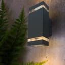 Modern Outdoor Rectangular Up Down Wall Light ZLC368B