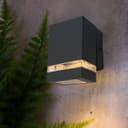 Modern Garden Outdoor Single Black Wall Light ZLC369B