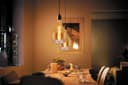 6W Pear Shape Antique Vintage LED E27 Smoked Glass Dimmable PS160DIM