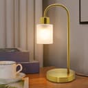 Modern Vintage Antique Brass Table Lamp Frosted Glass Shade T508