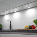 20W LED Under Cabinet Kitchen Lights Slim SQUARE Cool White 6500K Kit of 4 UC03