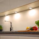 20W LED Under Cabinet Kitchen Lights Slim SQUARE Warm White 3000K Kit Of 4 UC04