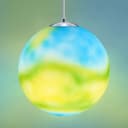 Art Deco Earth Globe Lamp Shade Pendant Light Fitting Polycarbonate