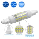 2 x R7S 78mm LED J78 Halogen Replacement 7w 6000k Flood Light Linear Bulb