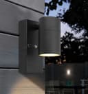 Black Outdoor Wall Light Dusk Till Dawn Sensor Stainless Steel IP65 ZLC089B