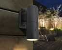 Single Outdoor Wall Light Black Stainless Steel IP65 ZLC076B