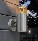 Modern Outdoor Wall Light Clear Diffuser Stainless Steel ZLC073