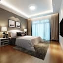 18w LED 6500K Round Surface Mount Ceiling Panel Cool White 