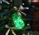 1w  E27 ST58 LED Green Fairy String Filament Light Bulb