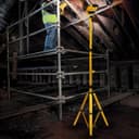 Floodlight Tripod Stand for Job Site Lighting Single Head TRI01